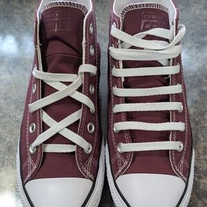 Converse Burgundy High-Top Sneakers